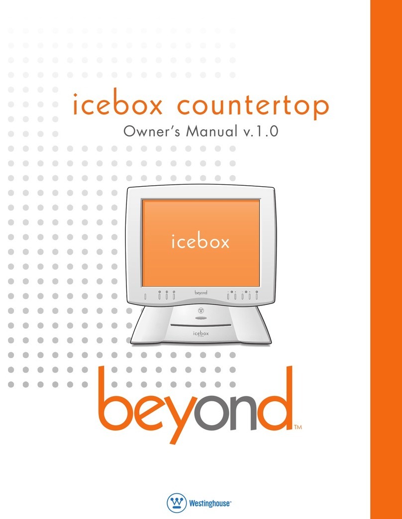 Beyond icebox countertop owner's manual