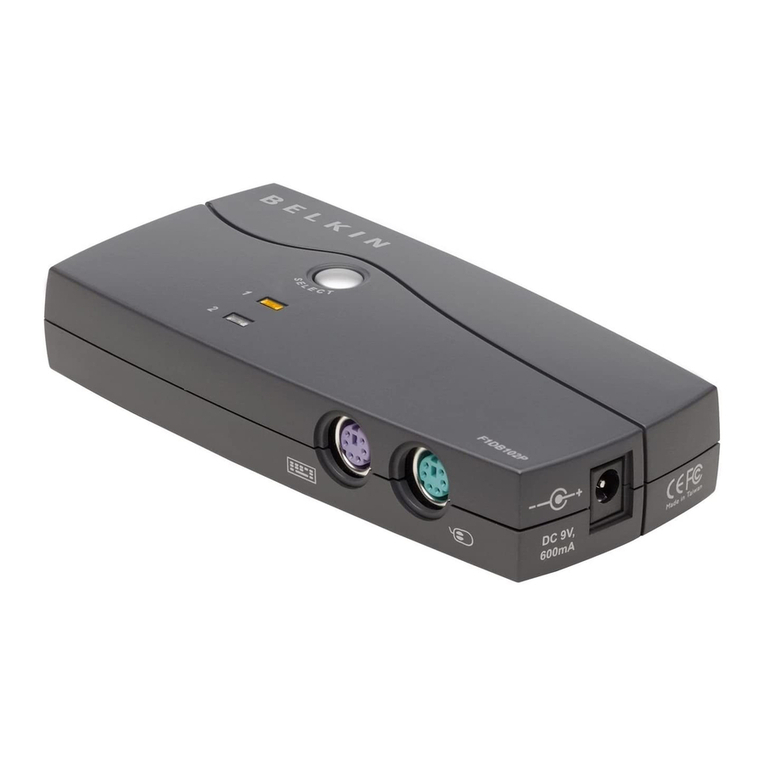 Belkin OmniView F1DB102P2 User manual Belkin OmniView F1DB102P2 User manual