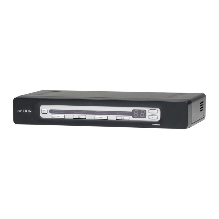Belkin F1DA104Z - OmniView PRO3 USB User manual