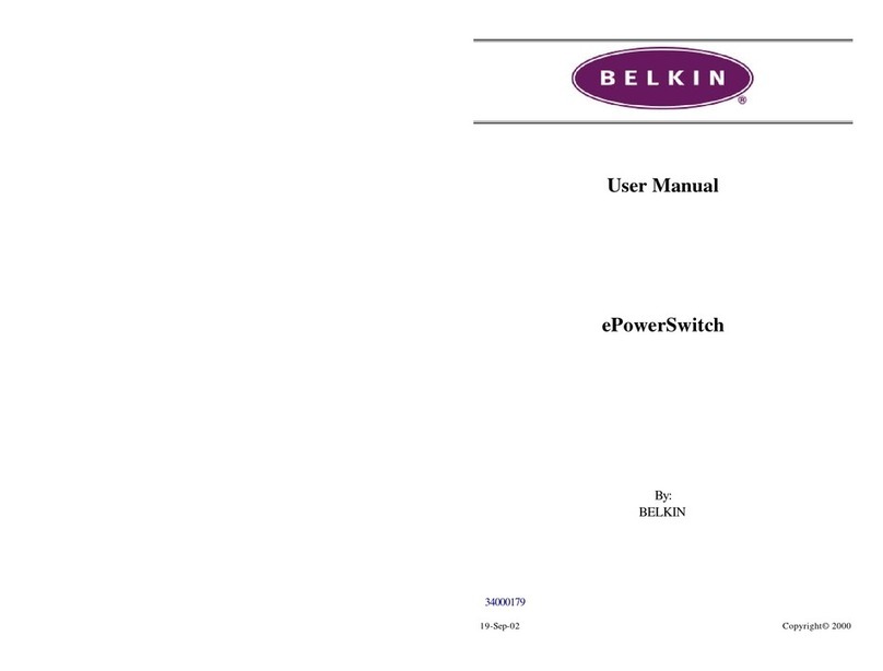 Belkin ePowerSwitch F1D001 User manual