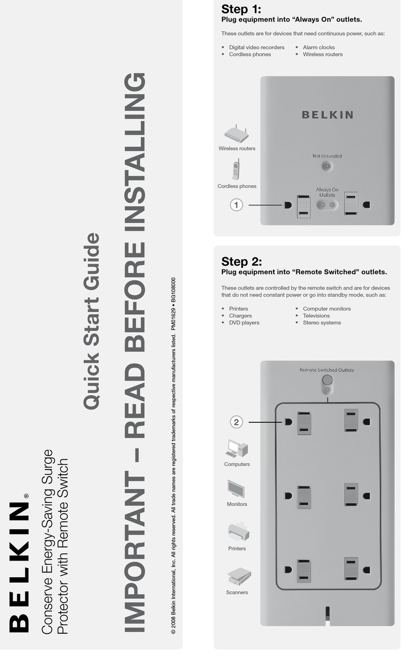 Belkin BG108000-04 quick start guide