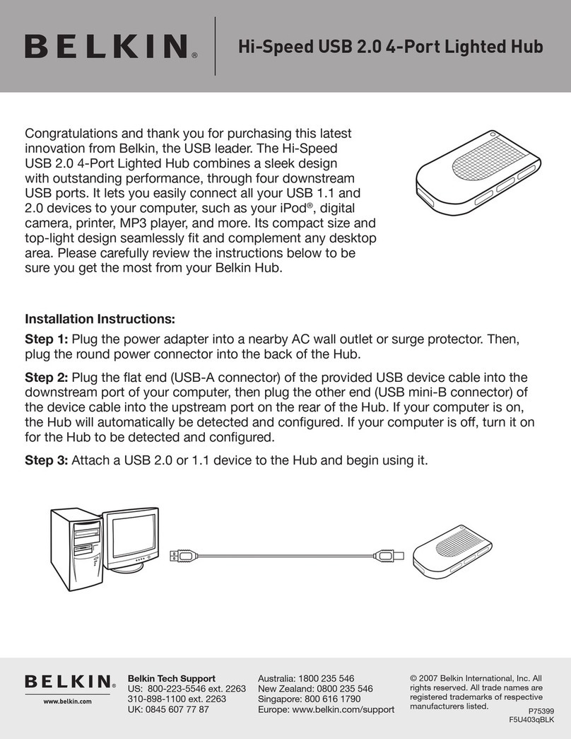Belkin F5U403 installation instructions
