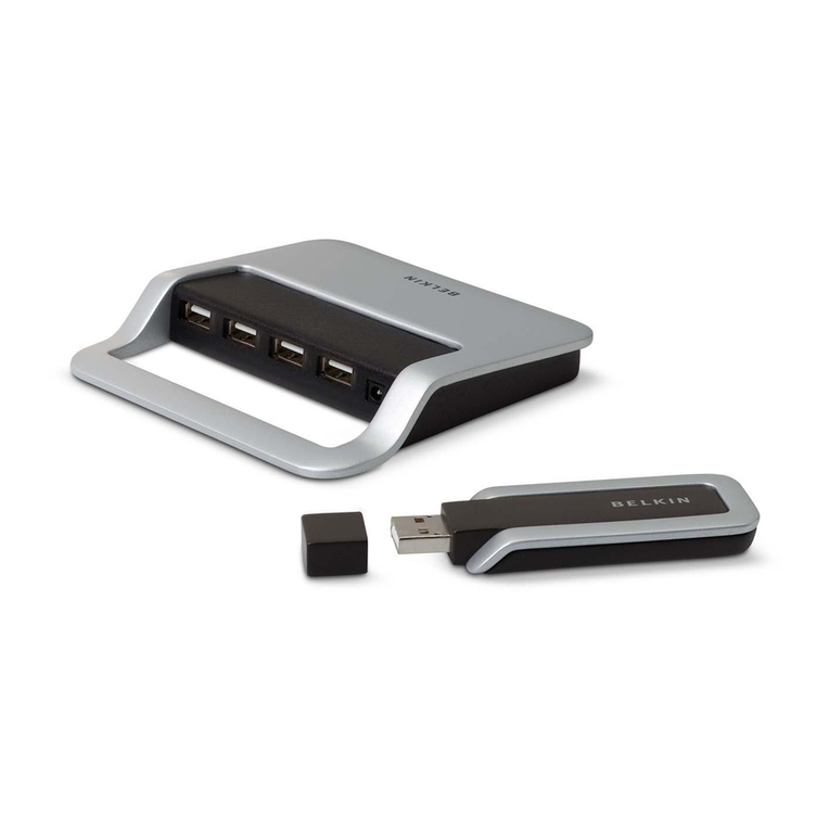 Belkin F5U301 - CableFree USB Hub User manual Belkin F5U301 - CableFree USB Hub User manual