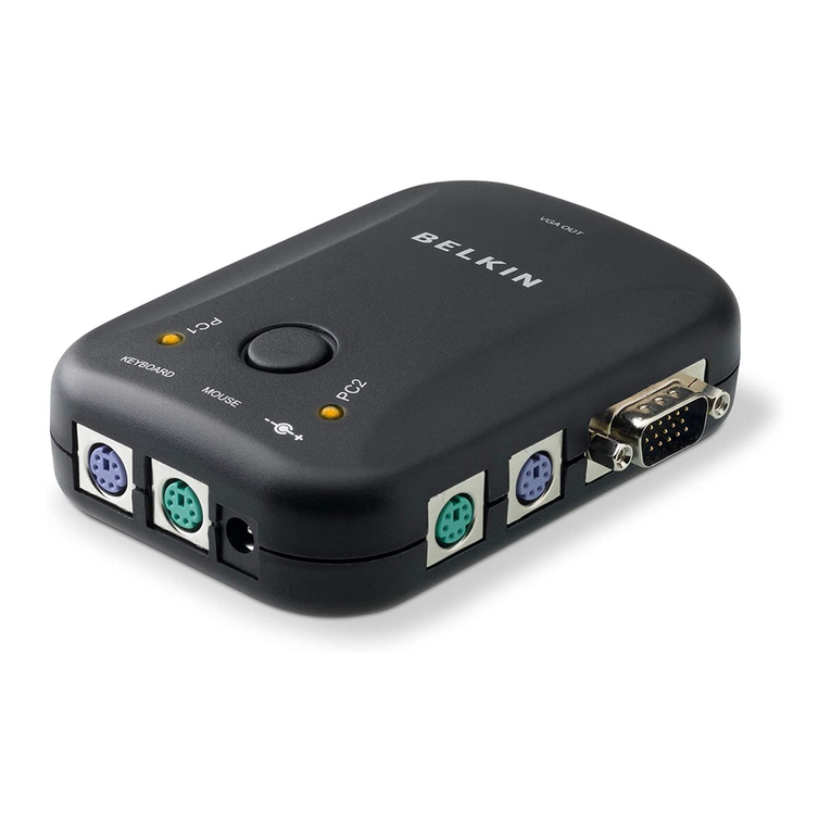 Belkin OmniView F1DJ102P-B User manual