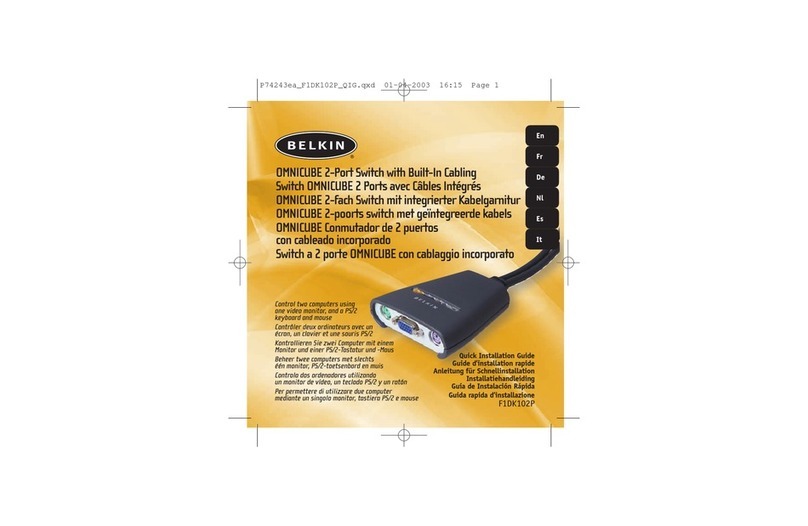 Belkin OmniView F1DK102P User manual Belkin OmniView F1DK102P User manual