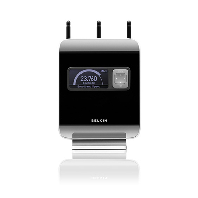 Belkin VISION N1 User manual Belkin VISION N1 User manual