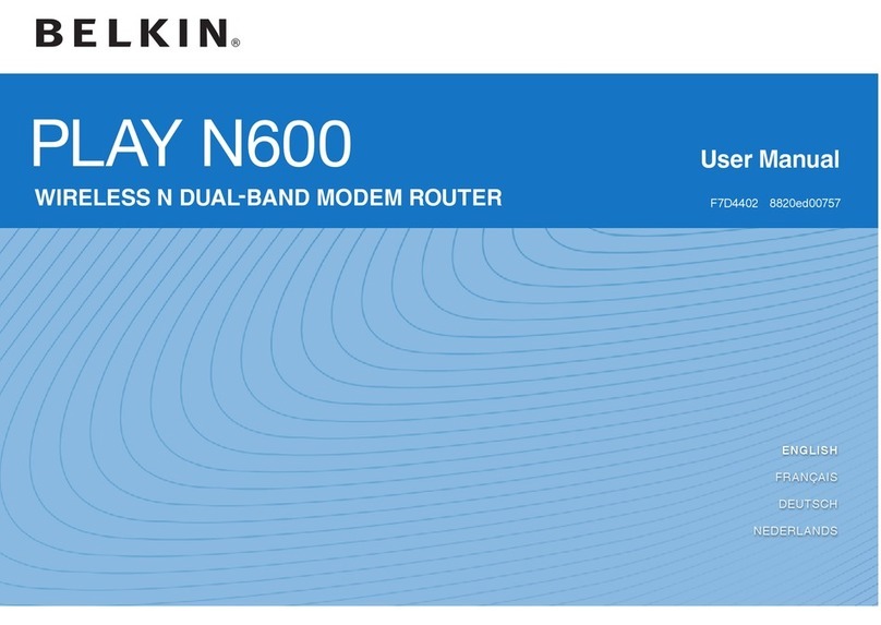 Belkin PLAY N600 User manual