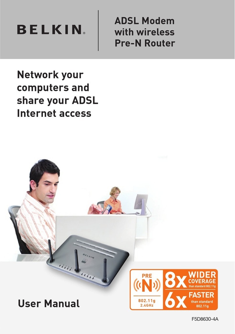 Belkin Pre-N User manual