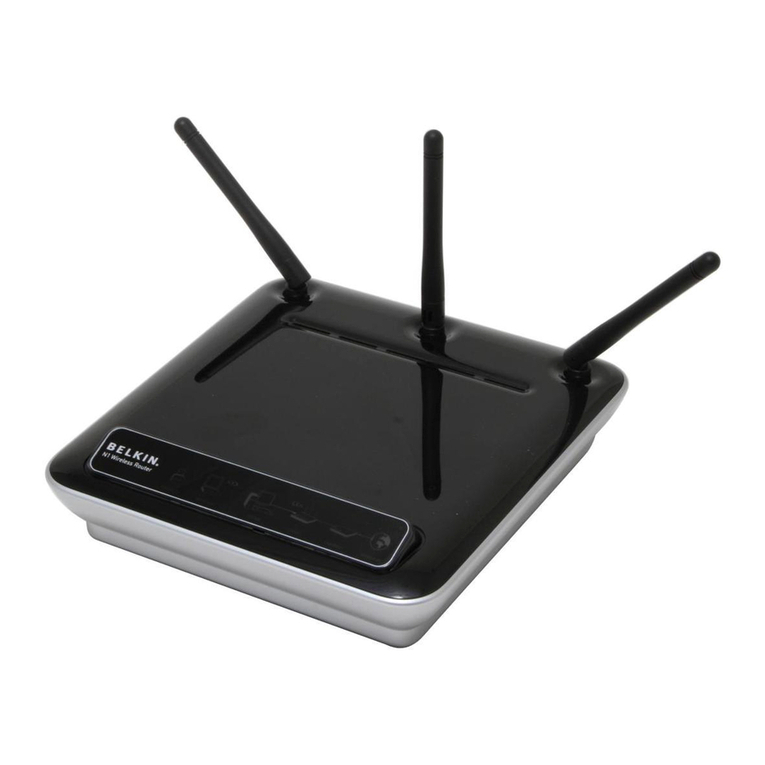 Belkin F5D8231-4 - N1 Wireless Router User manual