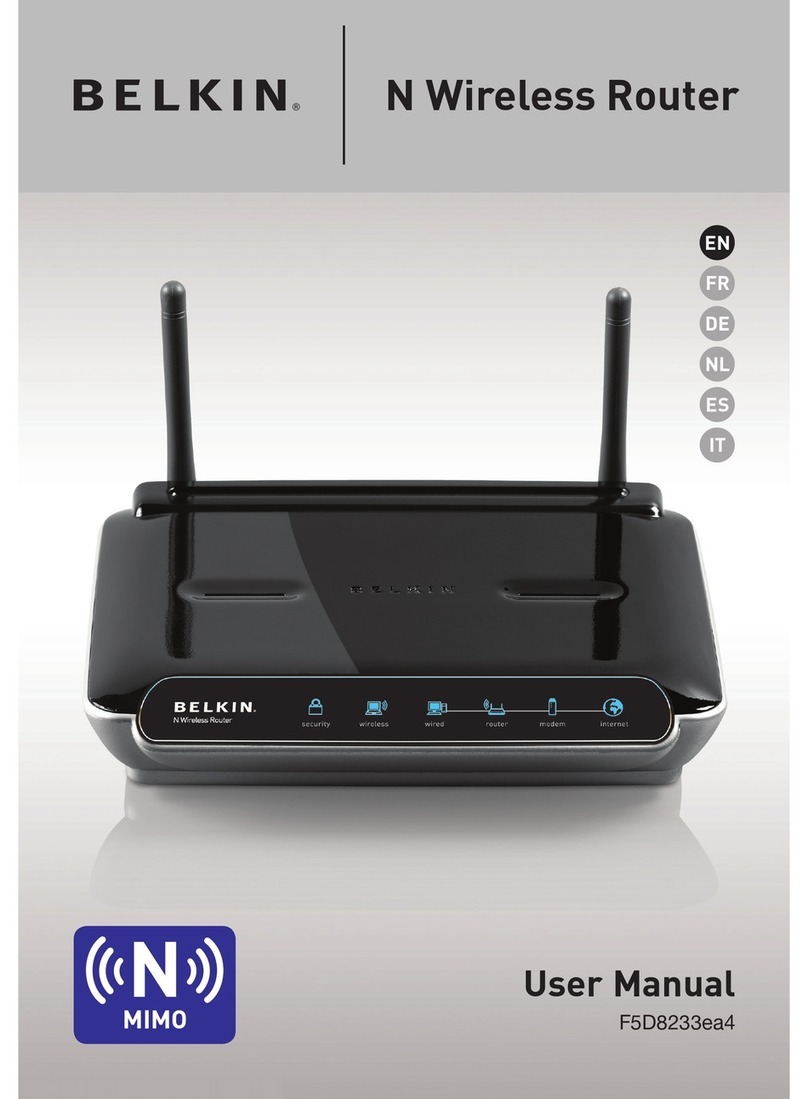 Belkin F5D8233EA4 User manual