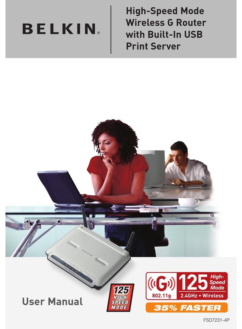 Belkin F5D7231-4P User manual