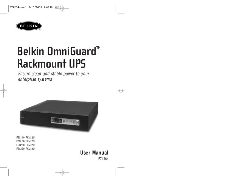 Belkin OmniGuard F6C110-RKM-2U User manual