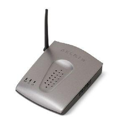 Belkin F5D7233 - Wireless G Travel Router User manual Belkin F5D7233 - Wireless G Travel Router User manual