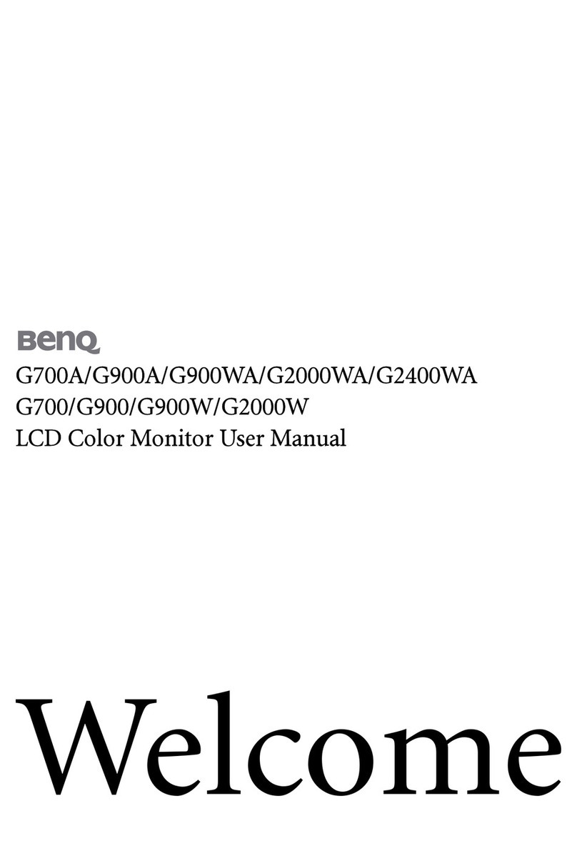 BenQ G2000WA User manual