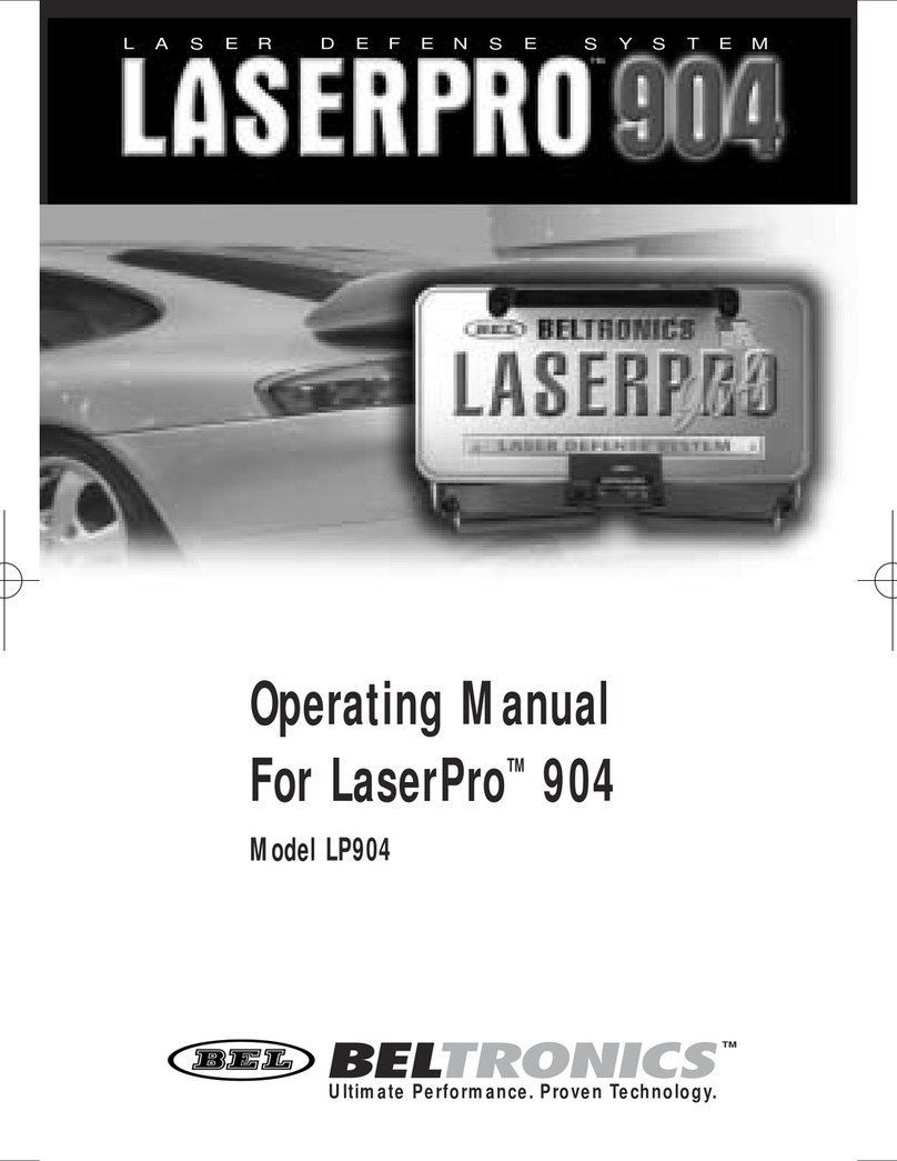 Beltronics LP904 User manual