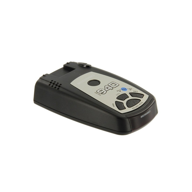 Beltronics Vector 940 User manual