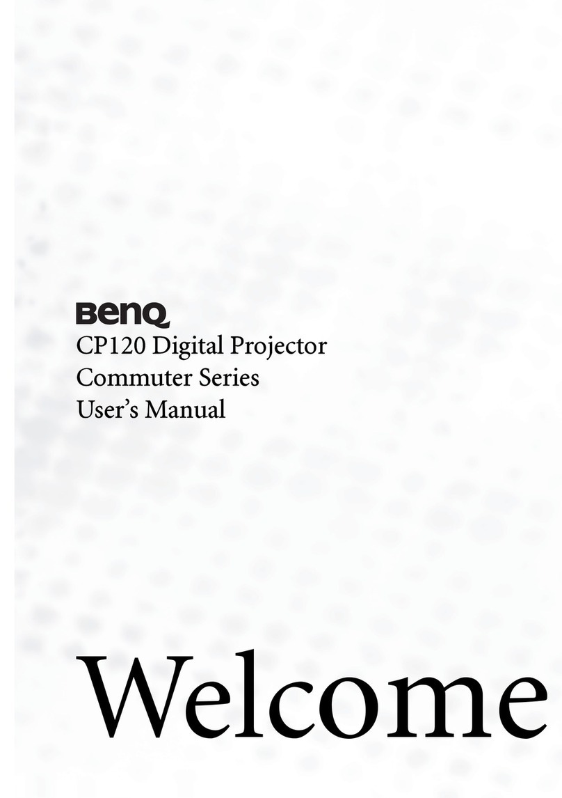 BenQ Commuter CP120 User manual
