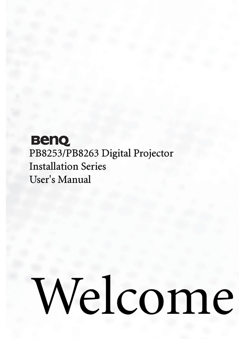 BenQ PROFESSIONAL PB8253 user manual