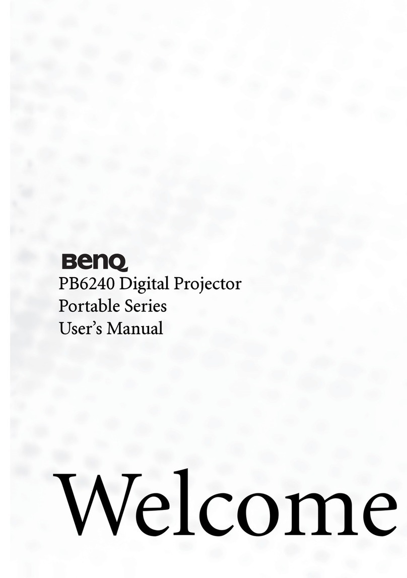 BenQ PB6240 - XGA DLP Projector User manual BenQ PB6240 - XGA DLP Projector User manual