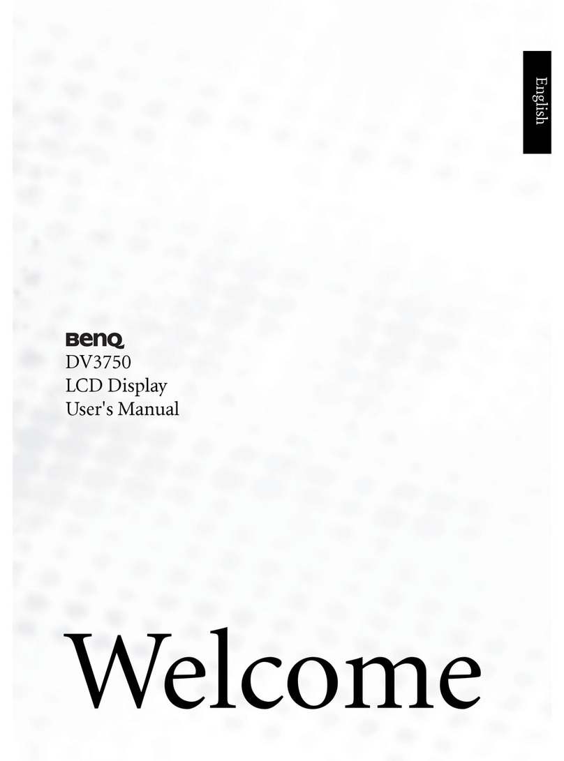 BenQ DV3750 User manual