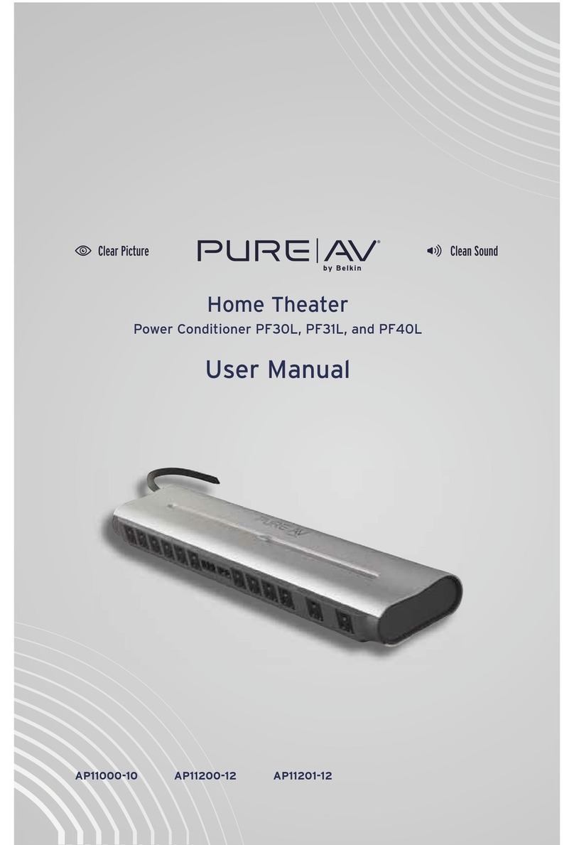 Belkin PureAV PF30L user manual
