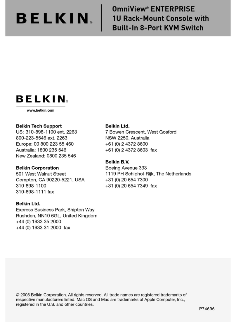 Belkin OMNIVIEW P74696 User manual