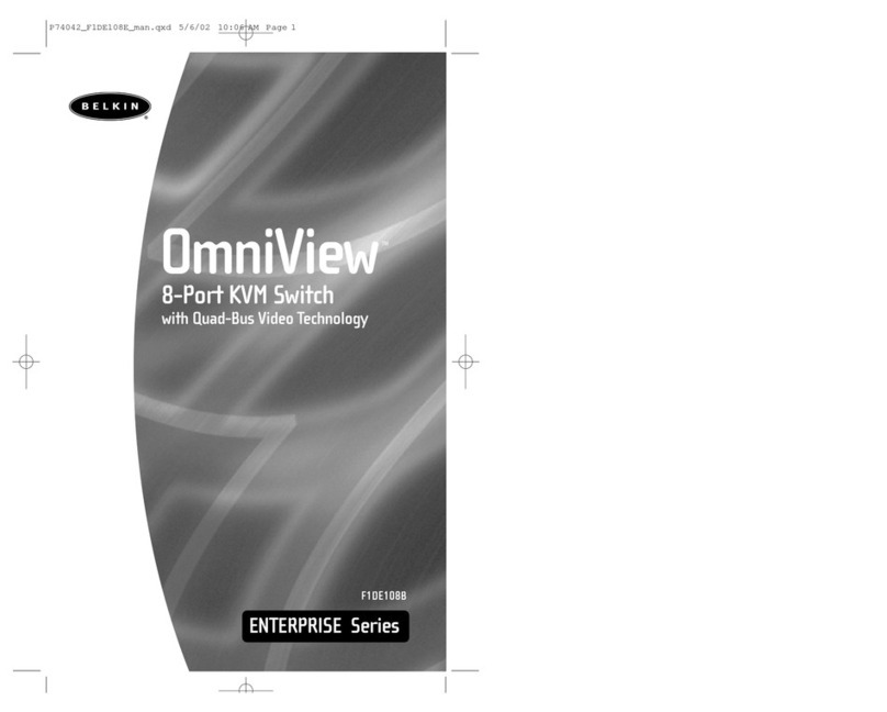 Belkin OMNIVIEW F1DE108B User manual