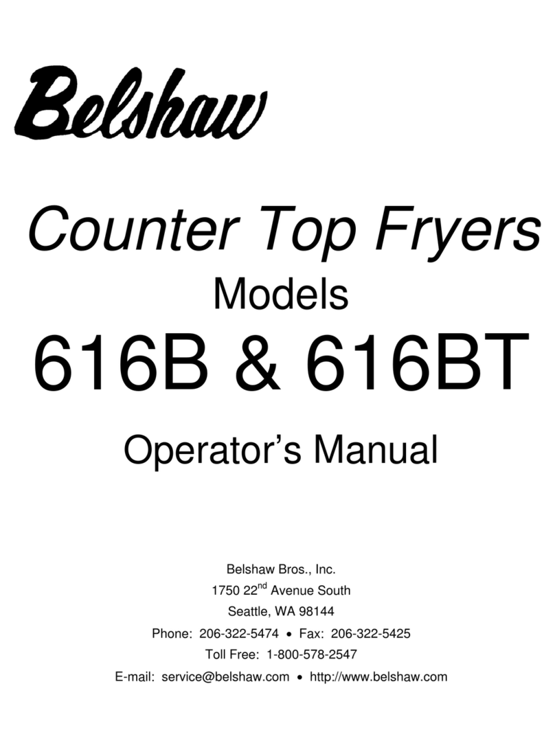 Belshaw Brothers 616B Operator's manual Belshaw Brothers 616B Operator's manual