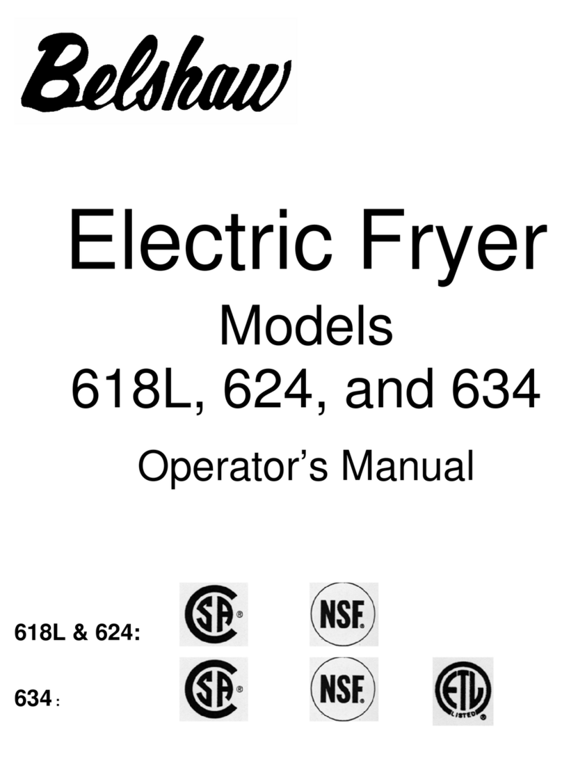 Belshaw Brothers 618L Operator's manual