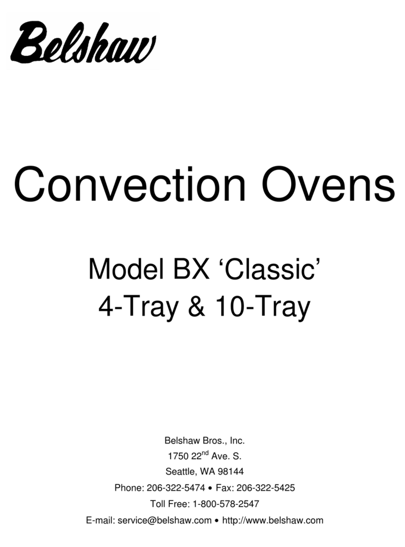 Belshaw Brothers BX Classic 10-Tray manual Belshaw Brothers BX Classic 10-Tray manual