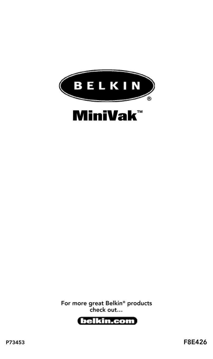 Belkin MiniVak F8E426 Attachment guide