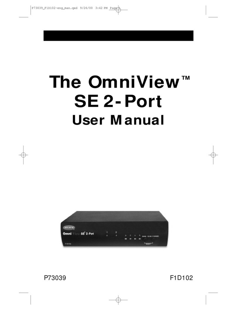 Belkin SE 2-Port User manual Belkin SE 2-Port User manual