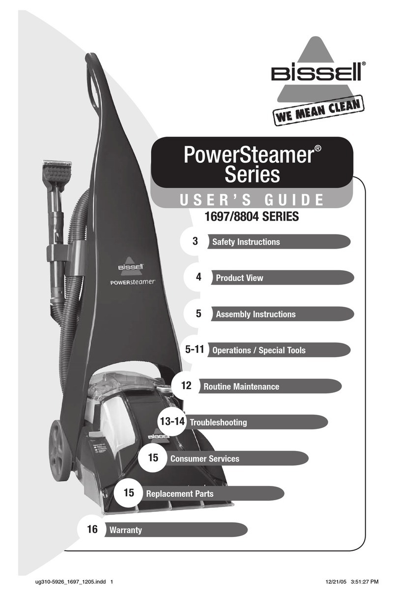 Bissell 8804 Series user guide