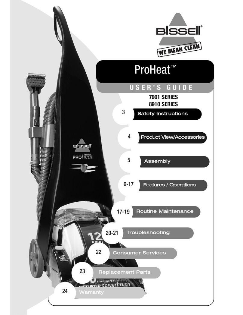 Bissell 7901 SERIES user guide