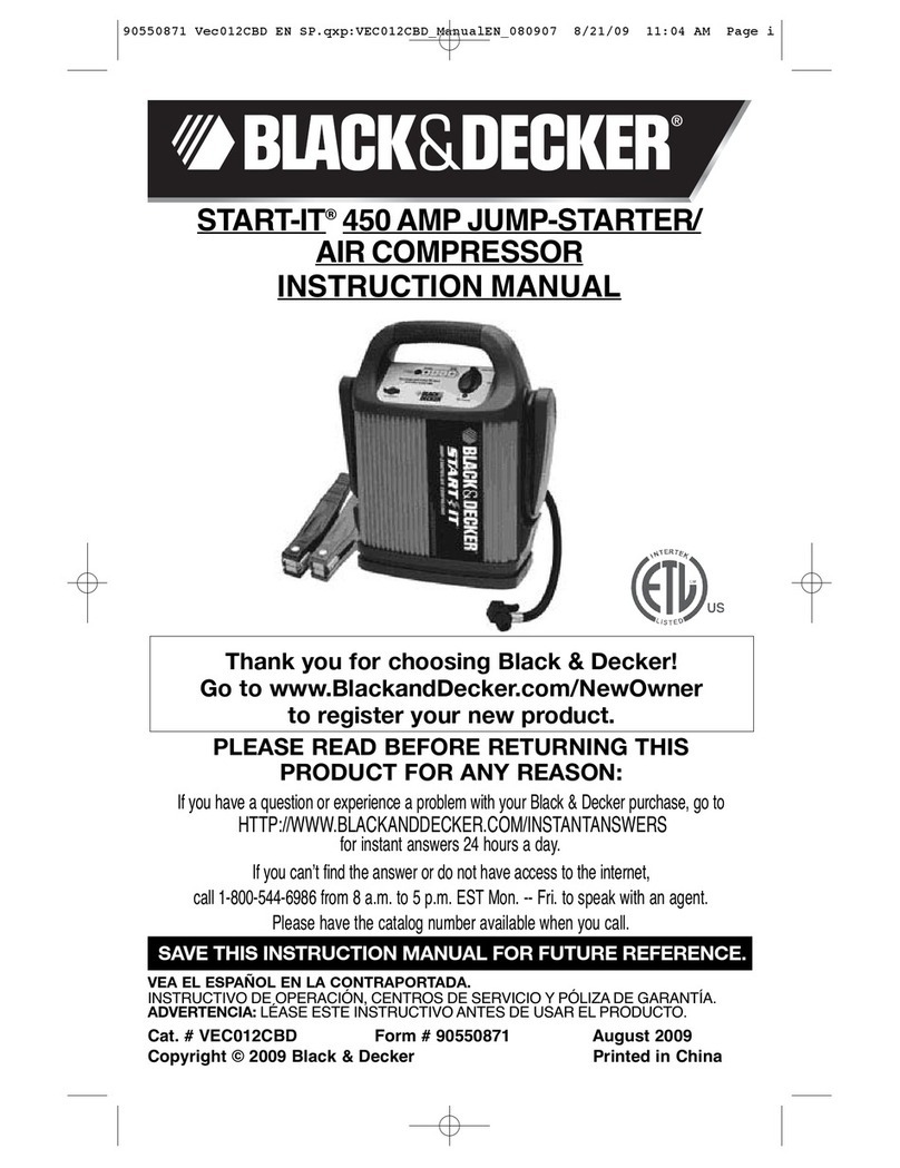 Black & Decker Start-It 90550871 User manual