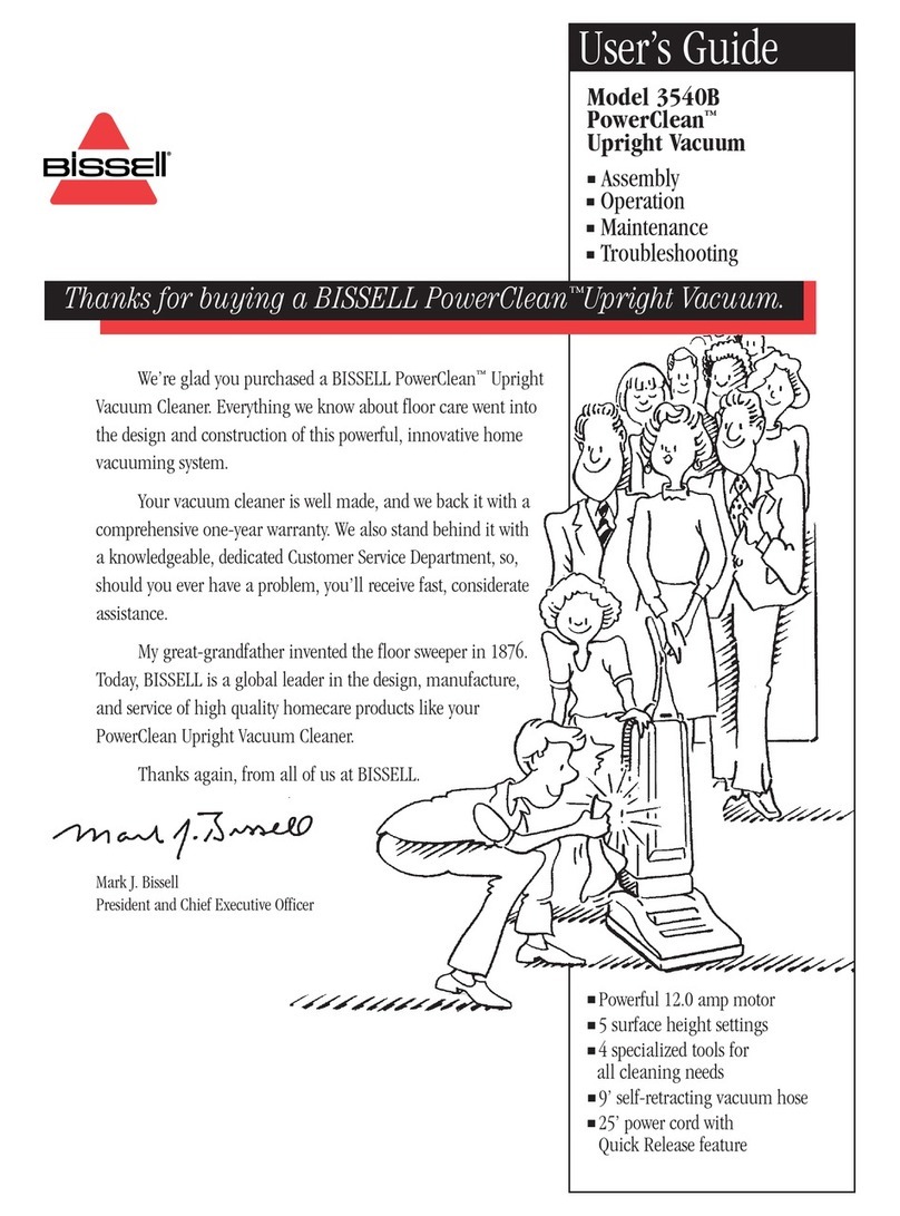 Bissell PowerClean 3540B user guide
