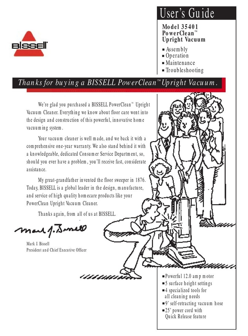Bissell PowerClean 35401 user guide
