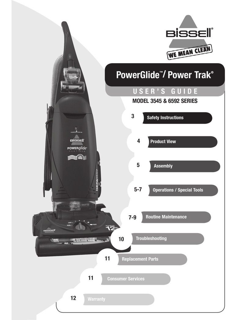Bissell PowerGlide 3545 series User manual