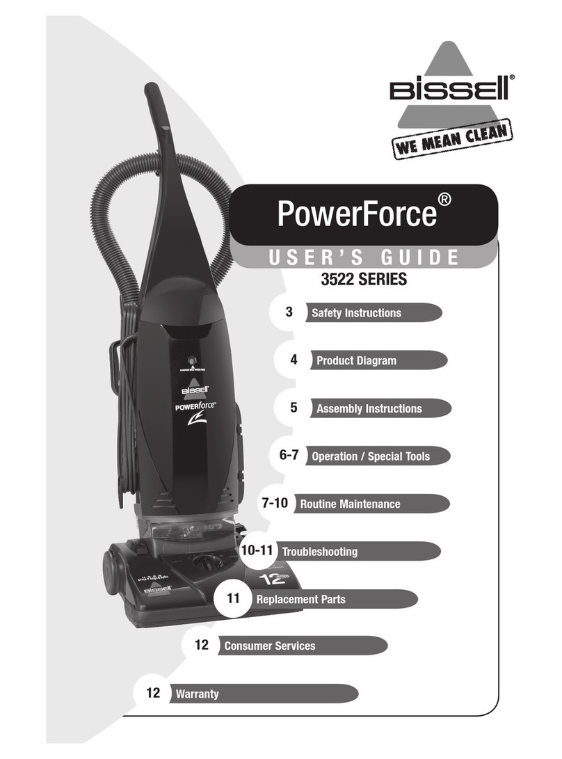 Bissell PowerForce 3522 user guide