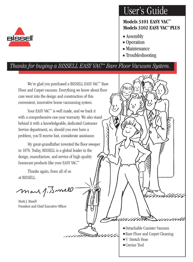 Bissell 3101 user guide