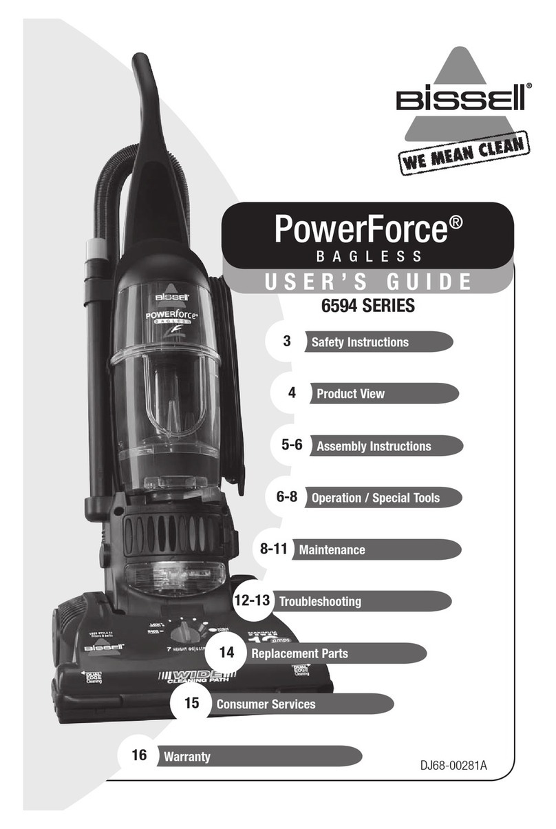 Bissell PowerForce 6594 Series user guide
