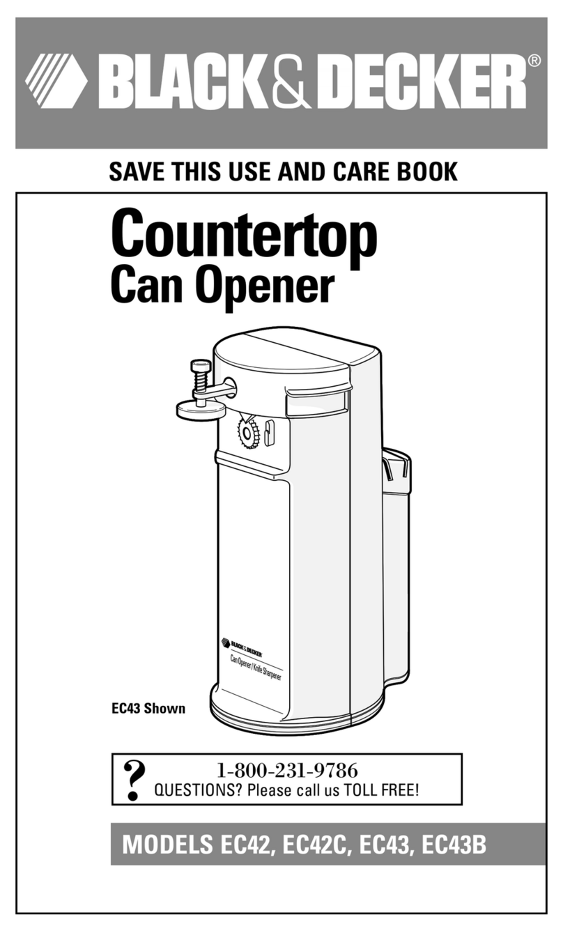 Black & Decker EC42 Installation instructions