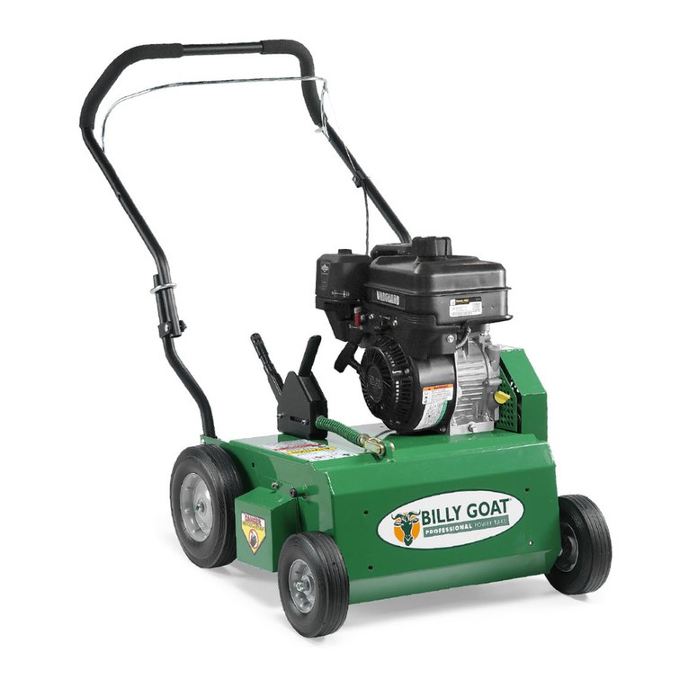 Billy Goat PR550 Operator owner's manual