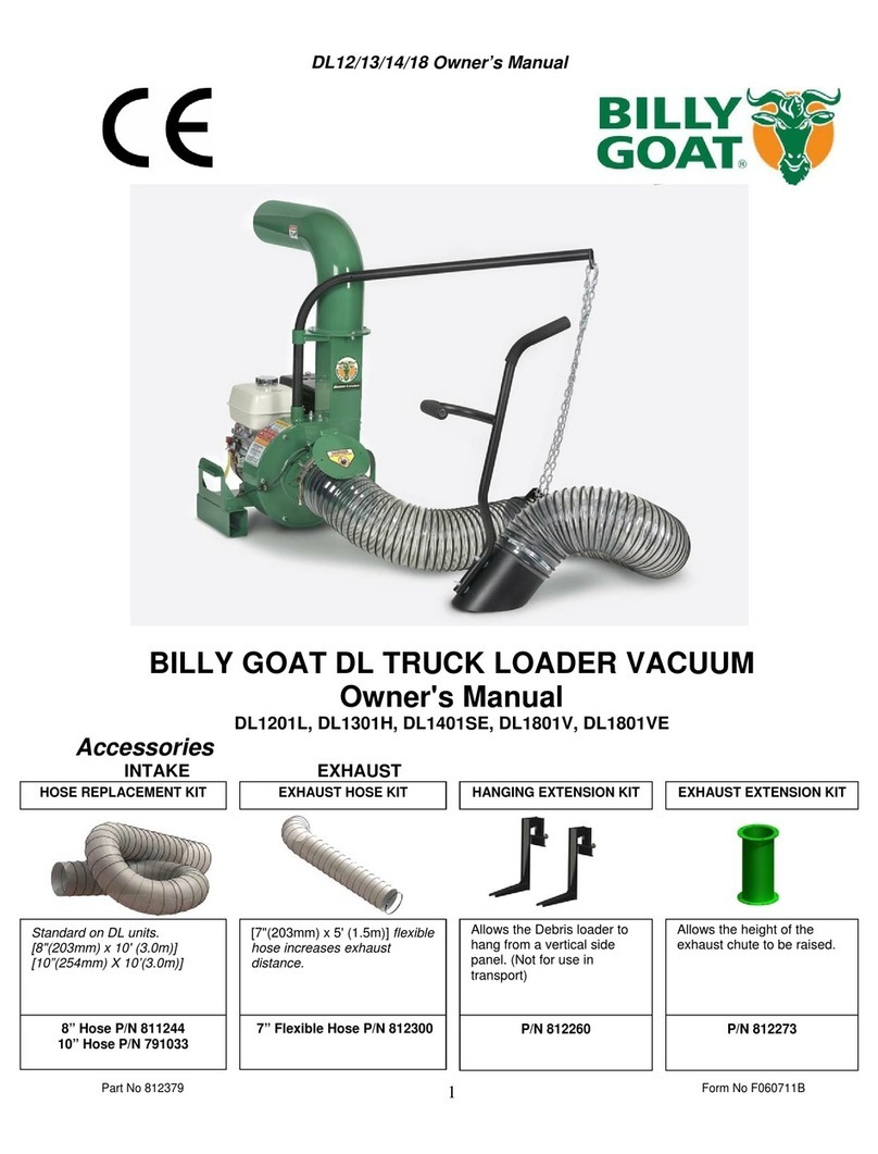 Billy Goat DL1201L owner's manual