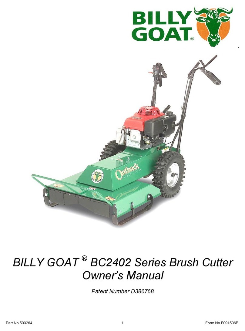 Billy Goat BC2402 Series owner's manual