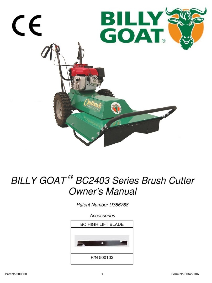 Billy Goat BC2403 Series owner's manual