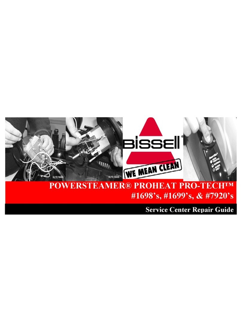 Bissell PROHEAT PRO-TECH #1699 Assembly instructions