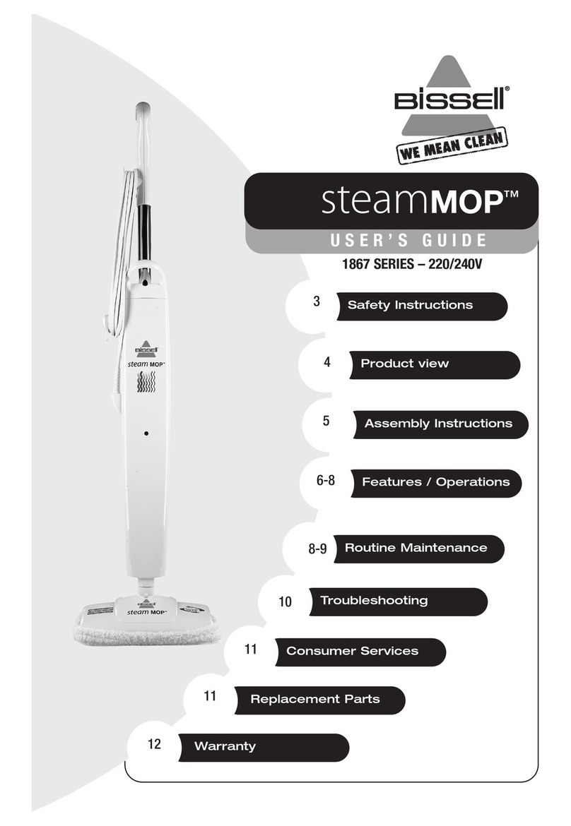 Bissell STEAMMOP 1867 User manual