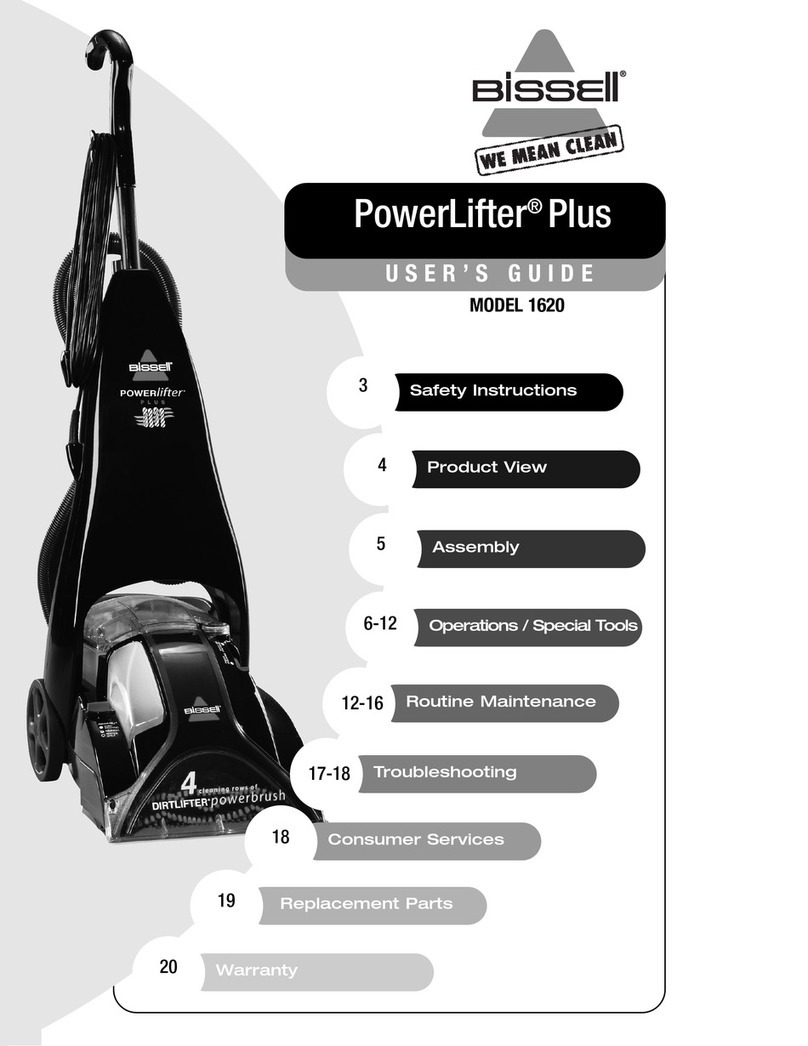 Bissell 1620 User manual