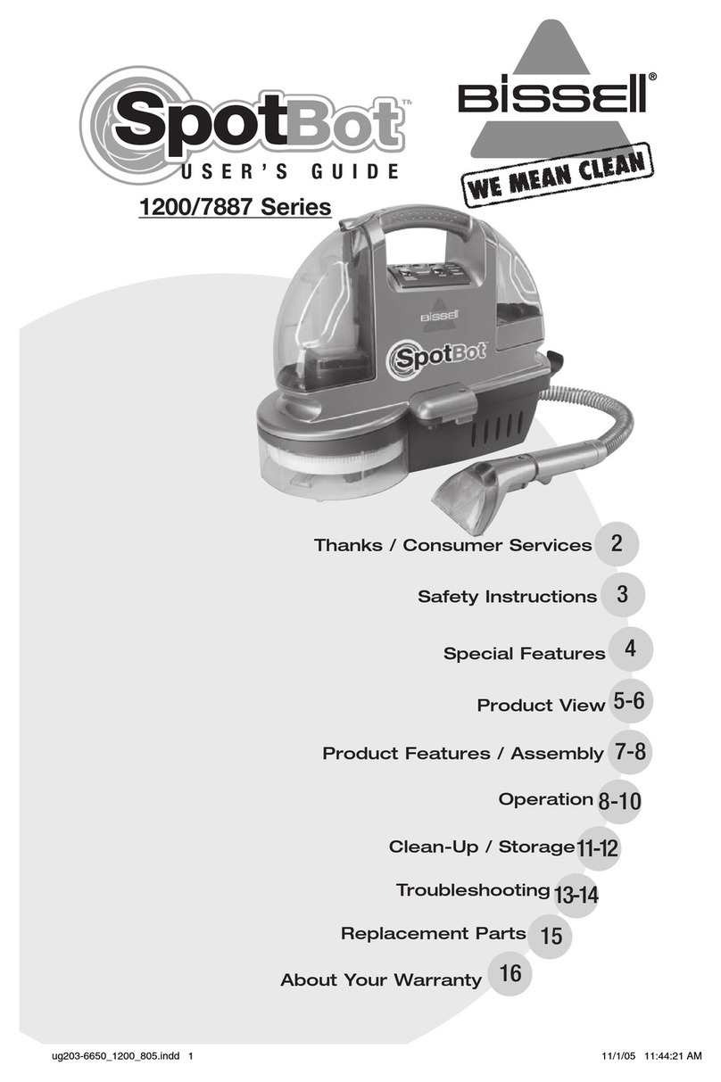 Bissell Spotbot 1200 series user guide